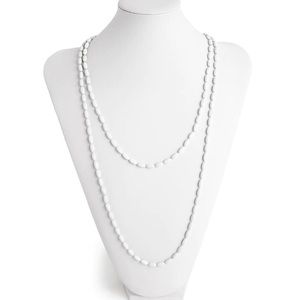 Charleston Rice Beads in White